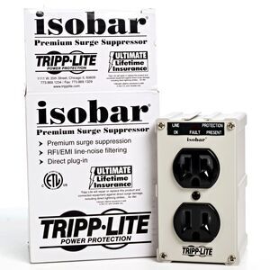 Tripp Lite ULTRABLOK 2-Outlets Surge Protector